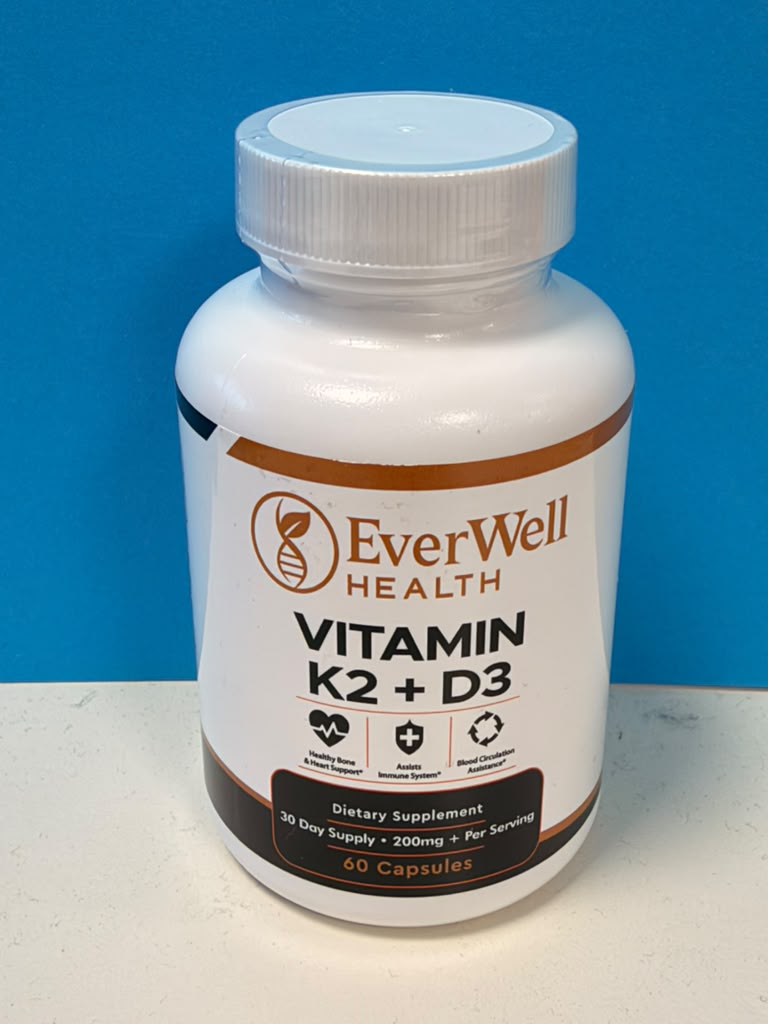 Vitamin K2 + D3, 60 Capsules