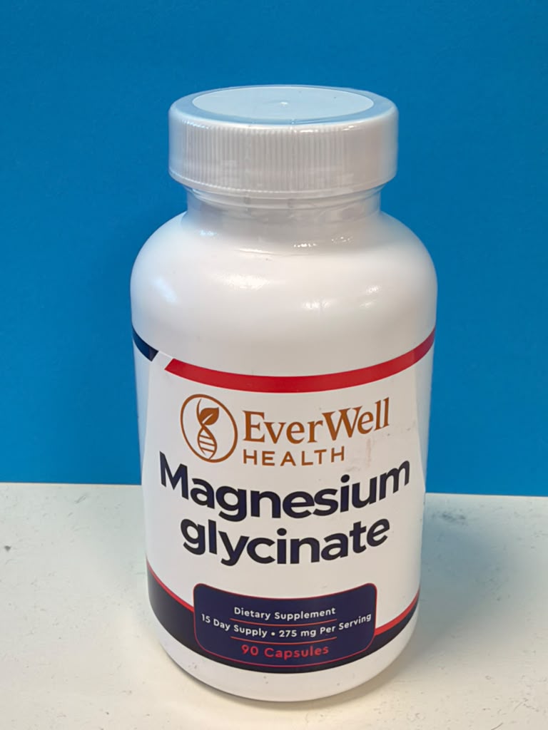 Magnesium Glycinate 275 mg, 90 Capsules