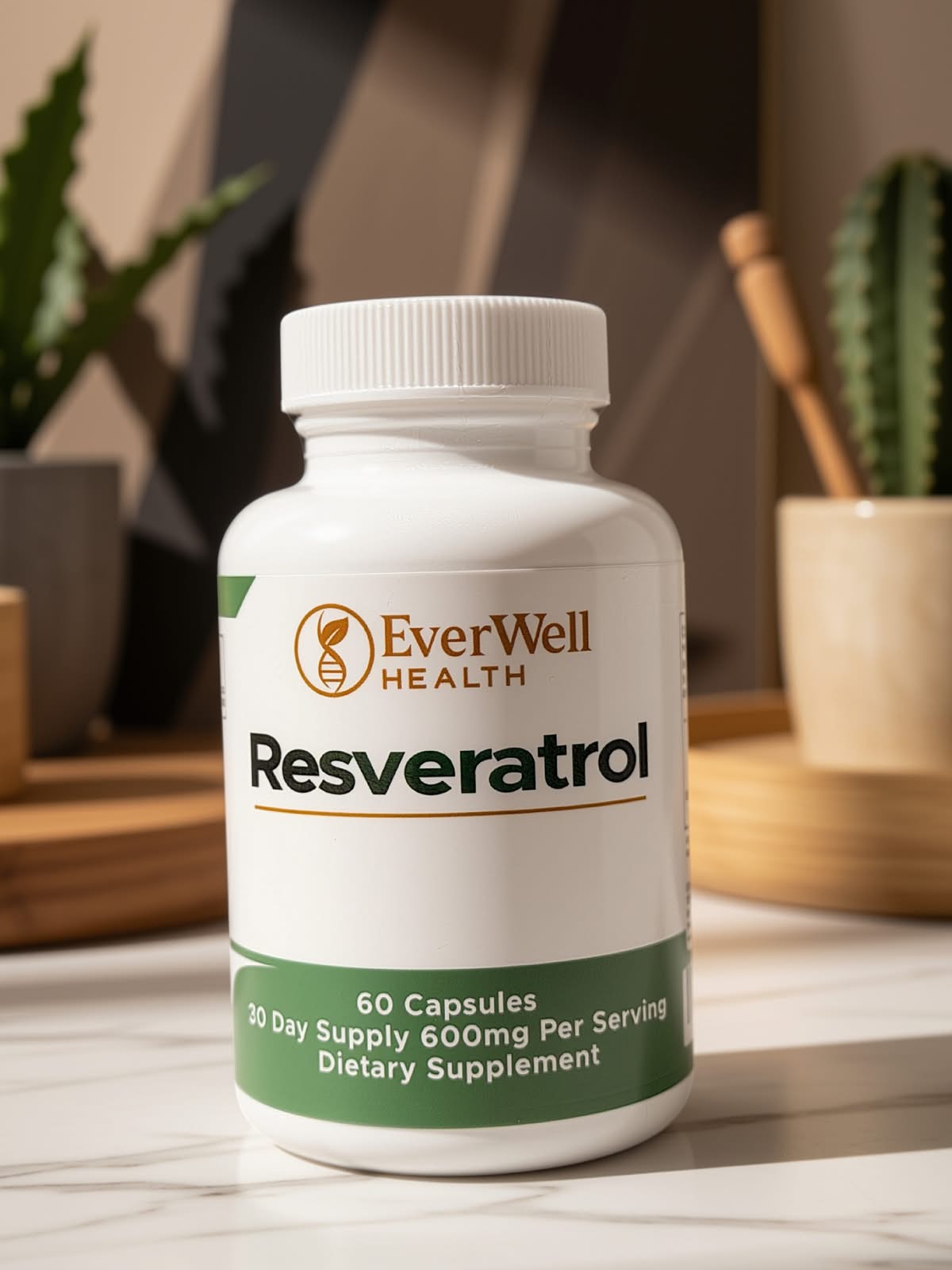 Resveratrol 600 mg, 60 Capsules