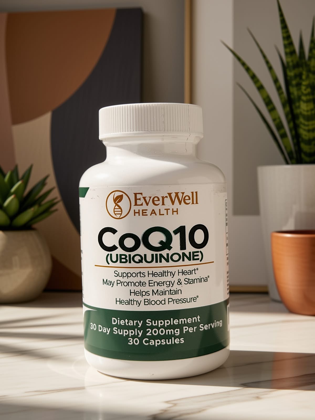 CoQ10 Ubiquinone 200 mg, 30 Capsules